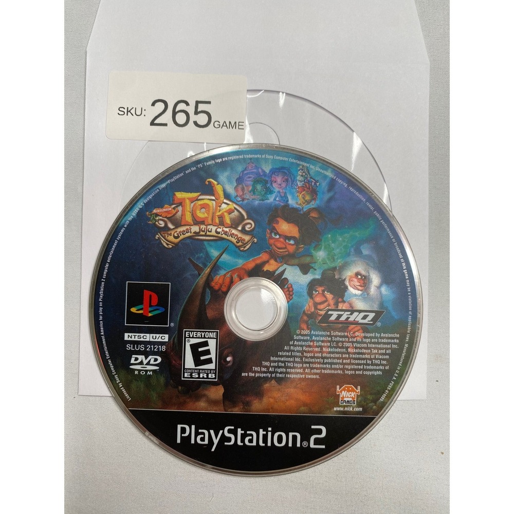 Tak The Great Juju Challenge Sony PlayStation 2